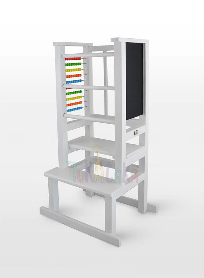 Activity tower for little explorers - White