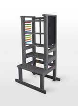 Activity tower for little explorers - Gray